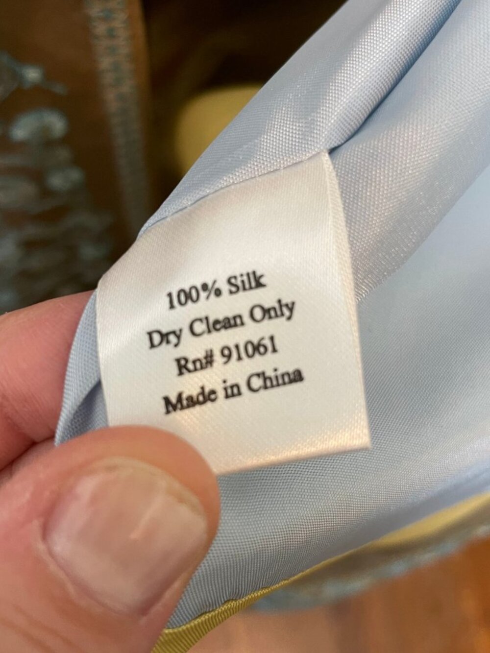 Johnny Was Silk Coat with Light Blue/Teal Embroidery - Picture 10 of 13